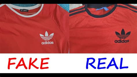 fake adidas shirt vs real|difference between adidas and originals.